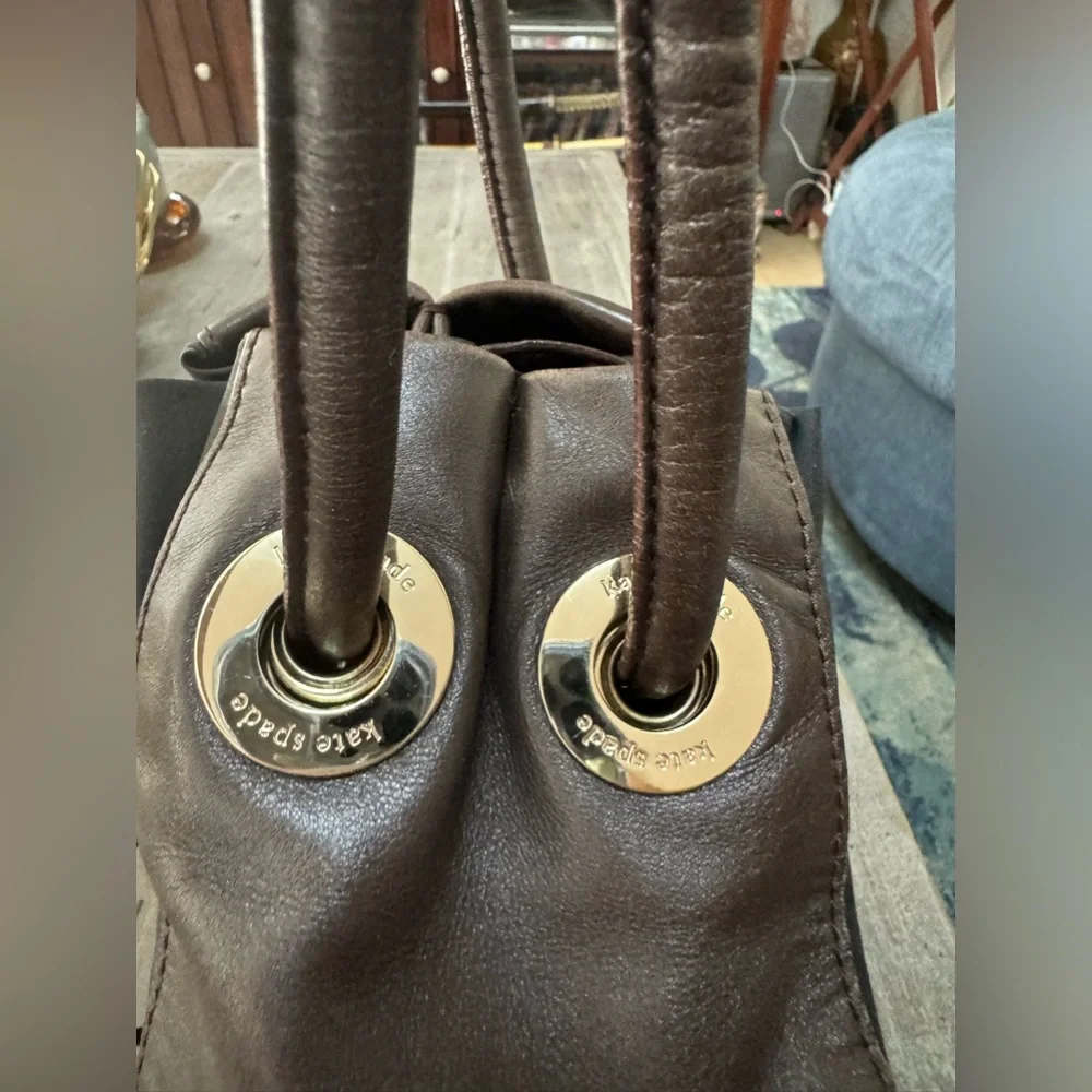 kate spade Brown and Black Hobo Bag